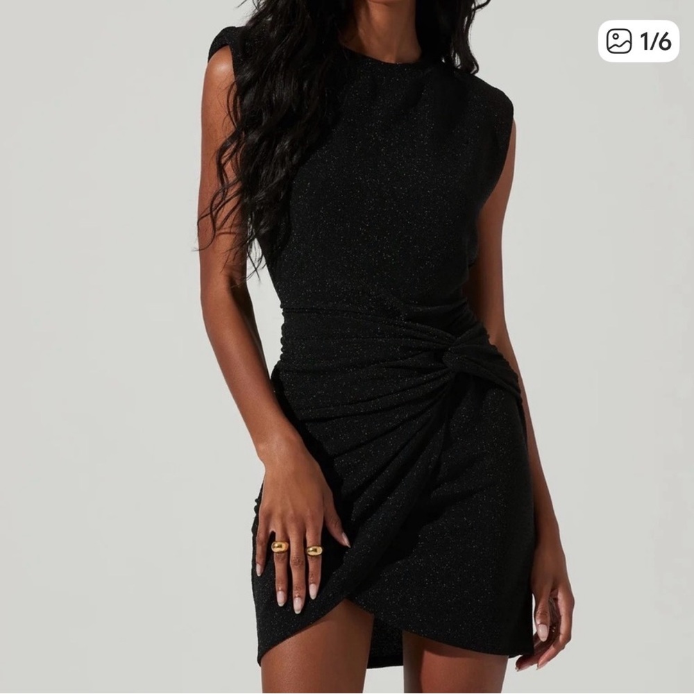 Astr Black Dress
